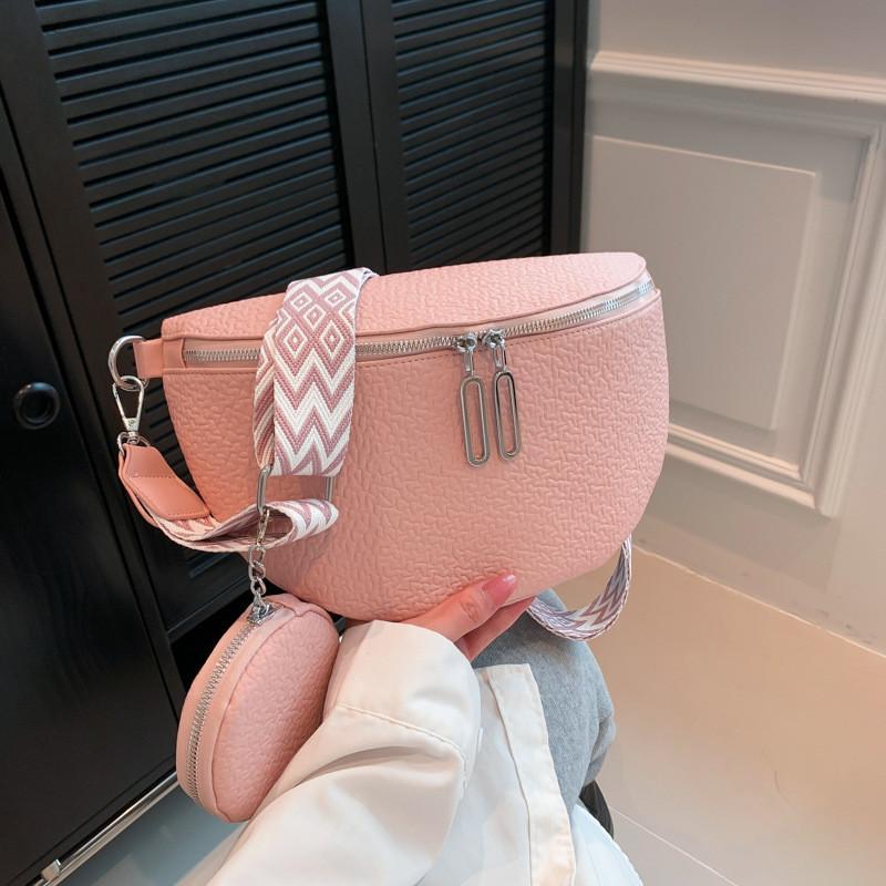 

Women s Fashion Street Style Pu Saddle Bag Chest Bag Casual Crossbody Bag