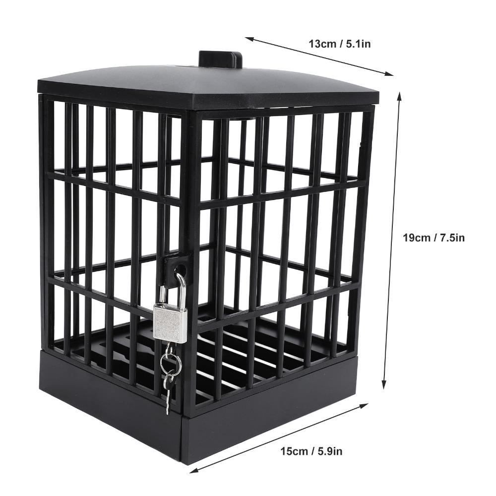 Lockable Design Cell Phone Jail Key Lock Black Grey Phone Lock Box Time Management All Black Mobile Phone Prison Classroom