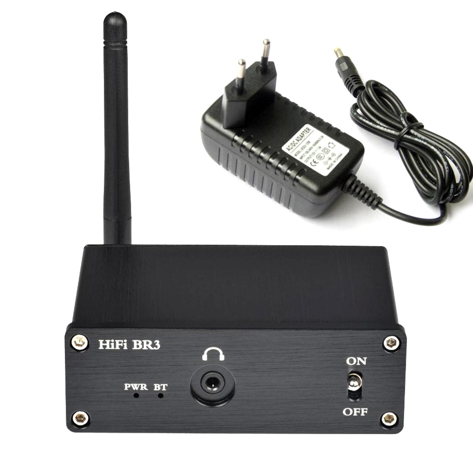 

BR3 HiFi Bluetooth-совместимый приемник 5.0 QCC5125 Собранный чип для цифрового оптического коаксиального кабеля 3,5AUX LDAC AptxHD EU