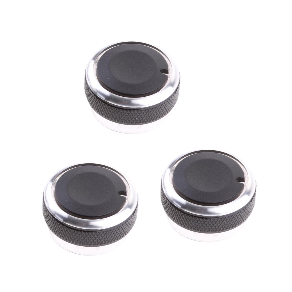 3pcs Car AC Heat Control Knobs Aluminum Panel Switch for Ford Focus 3pcs Car AC Heat Control Knobs Aluminum Panel Switch for Ford Focus