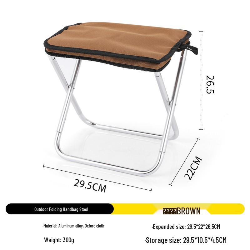 Ultra-Light Portable Folding Camping Stool for Travel, BBQ, and Picnics