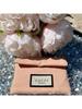 Ladies' Makeup Bags, Suitable For Gift-Giving During Festivals,  Gift For A Girlfriend Or A Friend's Present,Pink Canvas GUCCI-GIFT-46