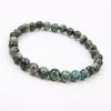 Red Agate Crystal Bracelet: Simple Round Beads, Couple Style Hand Jewelry