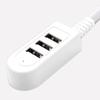3 In 1 Splitter Usb Multi-function 3A Charger Portable Converter Extension Line Expansion Multi-port HUB Data Cable