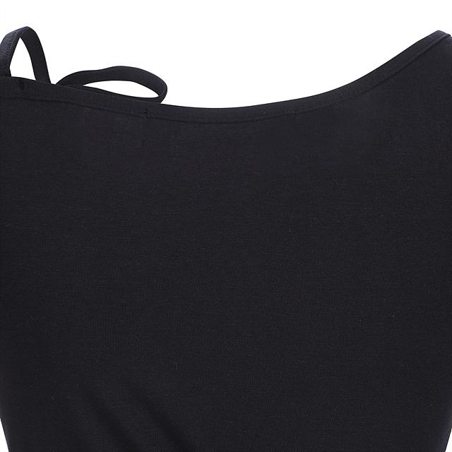 LALAFOX Shoulder Cut-Out T-Shirt Black Bq2Ch016