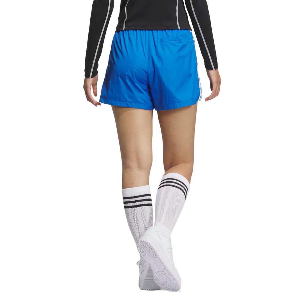 adidas Originals 3 Stripes Sports Shorts Women's Bird Feather Blue KF0320