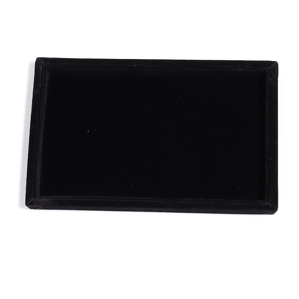 1Pcs Velvet Jewelry Display Colorful Exquisite Holder Portable Ring Earrings Necklace Organizer DIY Jewelry Storage Box Trays