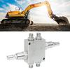 Mini Excavator Cushion Valve Kit for Mini Excavator with 1/4 Inch Hydraulic Hose and M14x1.5 Threaded Joint