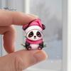 Panda Ornament Collection 2D Acrylic Cute Ornaments Advent Calendar, 24 Days Christmas Hanging Pendants Countdown Collectible for Holiday Decor Unique