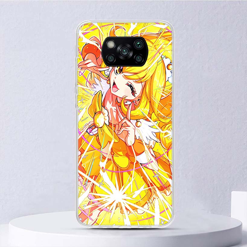 Pretty Cure Anime Soft Case For Xiaomi Poco X7 X6 X5 X4 X3 Nfc F7 Ultra F6 F5 Pro Phone Cover F4 Gt F3 M5S M4 M3 M5 M6 Coque