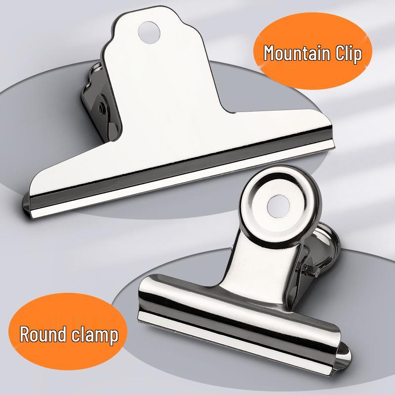 Stainless Steel Multifunctional Butterfly Clip for Drawing Boards and Files