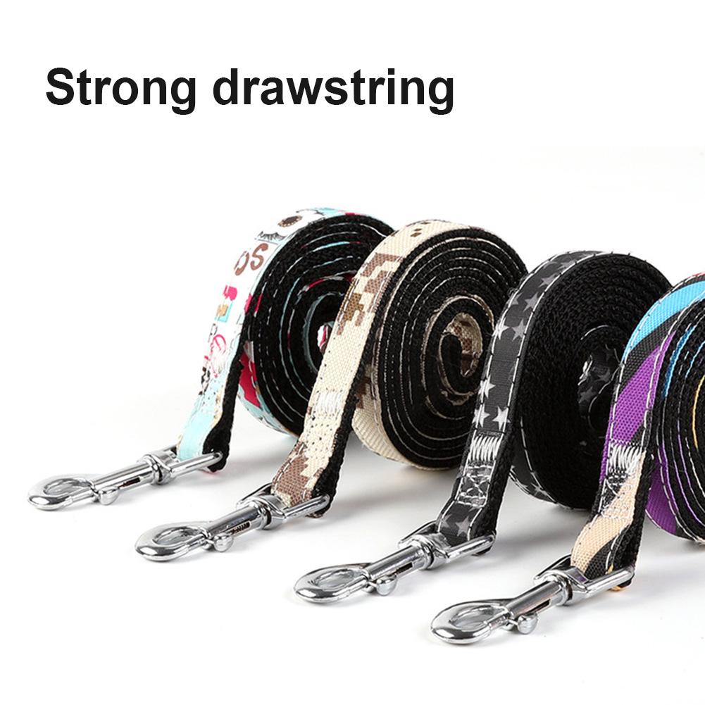 Adjustable Puppy Leash Pet Polyester Traction Cartoon Belt  Accessory
