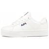 Fila Panache 19 Stoff Synthetisches Leder Niedrige Sneaker Damen Sneaker Weiß 5CM00772-125