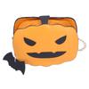 Kürbisförmige Tragetasche Große Kapazität Halloween Süßigkeitentasche Schultertasche für Halloween FestivalBraun
