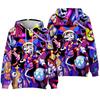 The Amazing Digital Circus Anime Hoodie Grafisk tryckta sweatshirts Casual High Street Oversized Pullovers Man Kvinnor Långärmad tröja