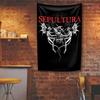 Brazil Death Metal Band Tapestry Sepulturas Rock Music Flag Home Decor Bedroom Dorm Background Cloth Concert Banner Fans Gift