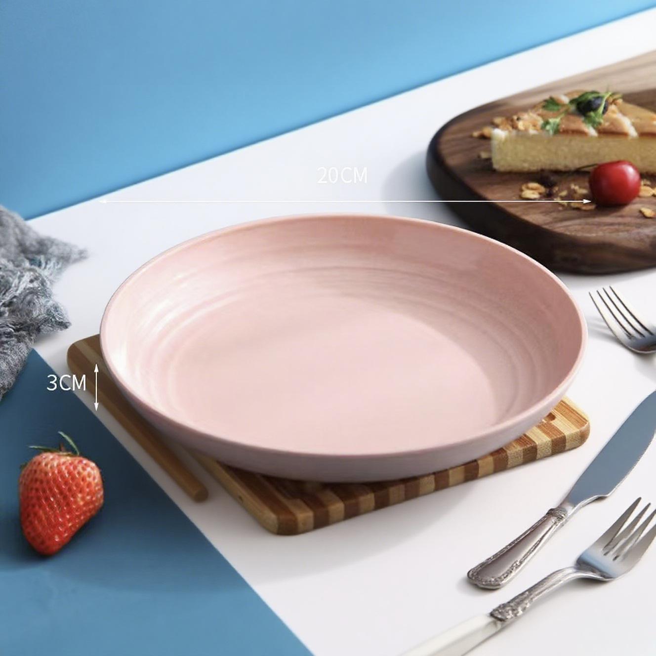 

Nordic Style High-Value Round Fruit Dish - Plastic PP Bone Plate