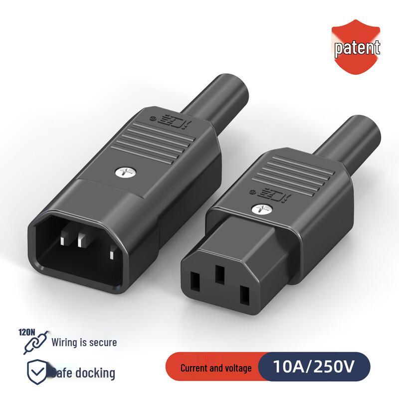 IEC C13/C14 Power Connector Pair