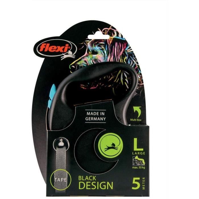 Lass Black Design L Band 5m schwarz/blau Flexi FU32T5-251-S-CHBL