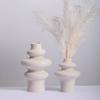 Keramikvase Kreativ vegetarisch mattiert Faden Hydrokultur Blume Trockenblume Pampasgras Heimdekoration Handwerk Skulptur