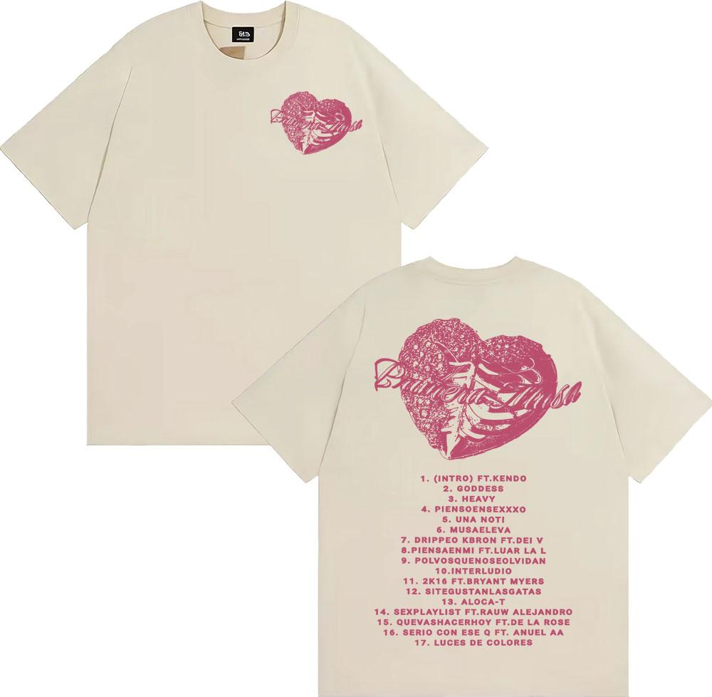 Omar Courtz Primera Musa Album Graphic T Shirt Unisex Women Clothing Vintage High Street T Shirts Cotton Comfort Oversized Tshirts