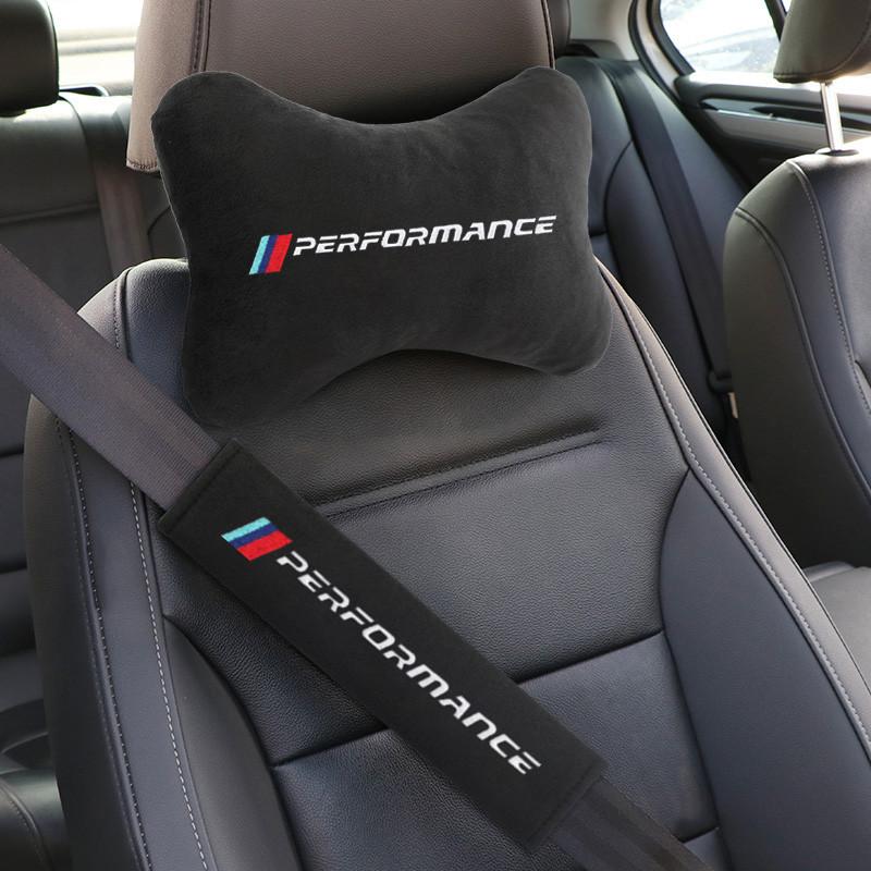 Car Headrest Cover Auto Seat Cover Head Neck Rest Pillow for BMW E46 E36 E39 E60 E90 E90 F01 F10 F30 E93 G01 G20 G21 X6 X5 X3 CU5