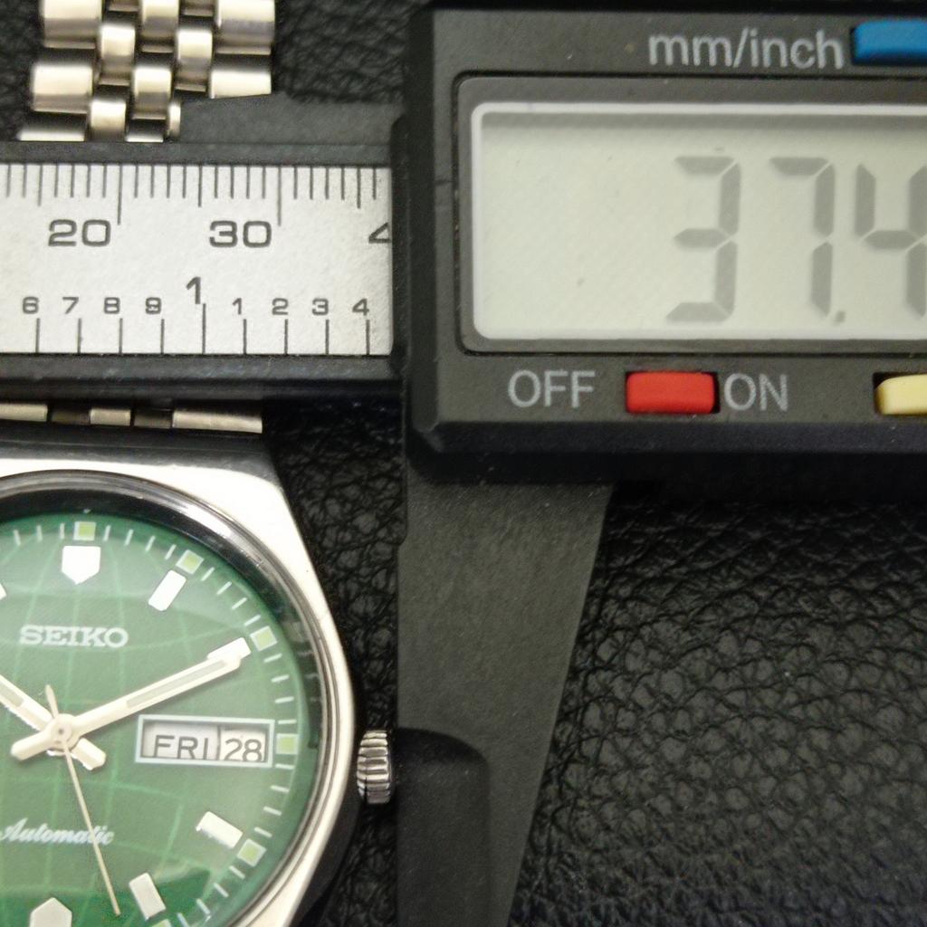 GENUINE VINTAGE SEIKO AUTOMATIC 6309A JAPAN MENS GREEN DIAL WATCH a701629-5 R206c-a701629