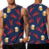 Men's Casual Sleeveless Tank Top Lightweight Basic Muscle Shirt Summer Beachwear Breathable Fabric Comfortable Fit