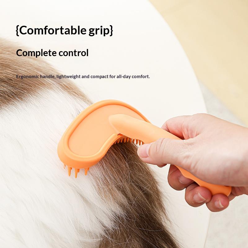 Pet Silicone Soft Tooth Brush Dog Massage Comb to Remove Floating Hair cat Hair Comb Pet Multi-functional Products