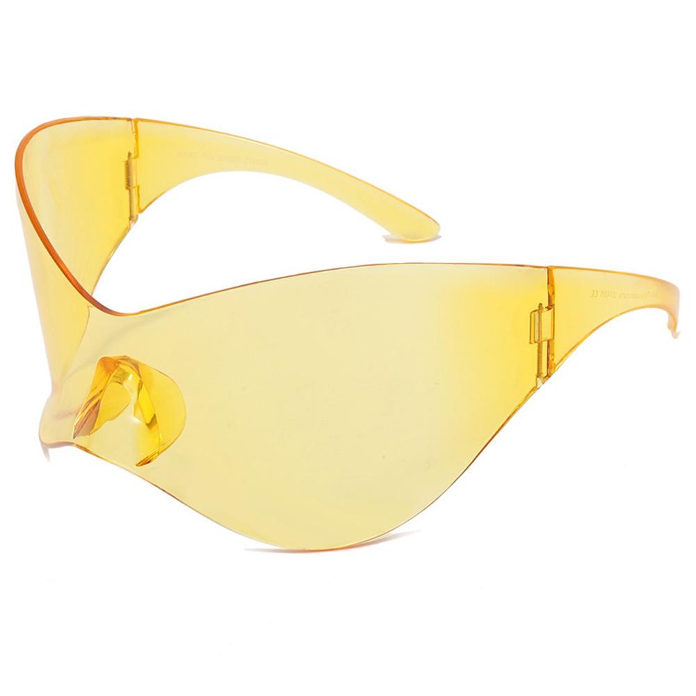 1 Pair Men Y2k Sport Sunglasses Uv400 Protection Safety Cycling Sun Glasses Eyewear For Driving Fishing