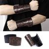 Medieval Armor Men Cosplay Arm Warmers Lace-up Viking Pirate Knight Gauntlet Wristband Bracer Steampunk Accessories