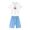 ASK JUNIOR Leichte Modal-T-Shirt und Shorts Pyjama-Set für Jungen
