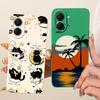 Phone Case For Tecno Spark Go 3 KN3 Cover For Techno Spark Go 3 Casing Aesthetic Luxury Fashion Flowers Kawaii Cute Painted