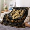 Leopard Print Flannel Blanket, High quality Comfortable for All Seasons, Home Decor, Warmth and Comfort, Perfect for Christmas Gifts