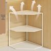 Corner Kitchen Counter Shelf: Multi-layer Pot and Cookware Storage Rack