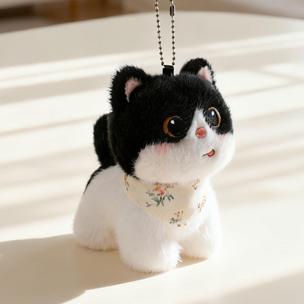 Super Soft Cat Stuffed Plushies Doll 13cm Kitty Plush Keychain Cat Animal Stuffed Toy Home Decor