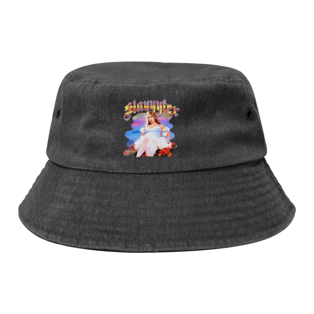 Travel Headwear  SLAYYYTER Accessories Bucket Hat Unisex Women Distressed Denim Sun Hat Panama Hat Fishing FisherUnisex Caps