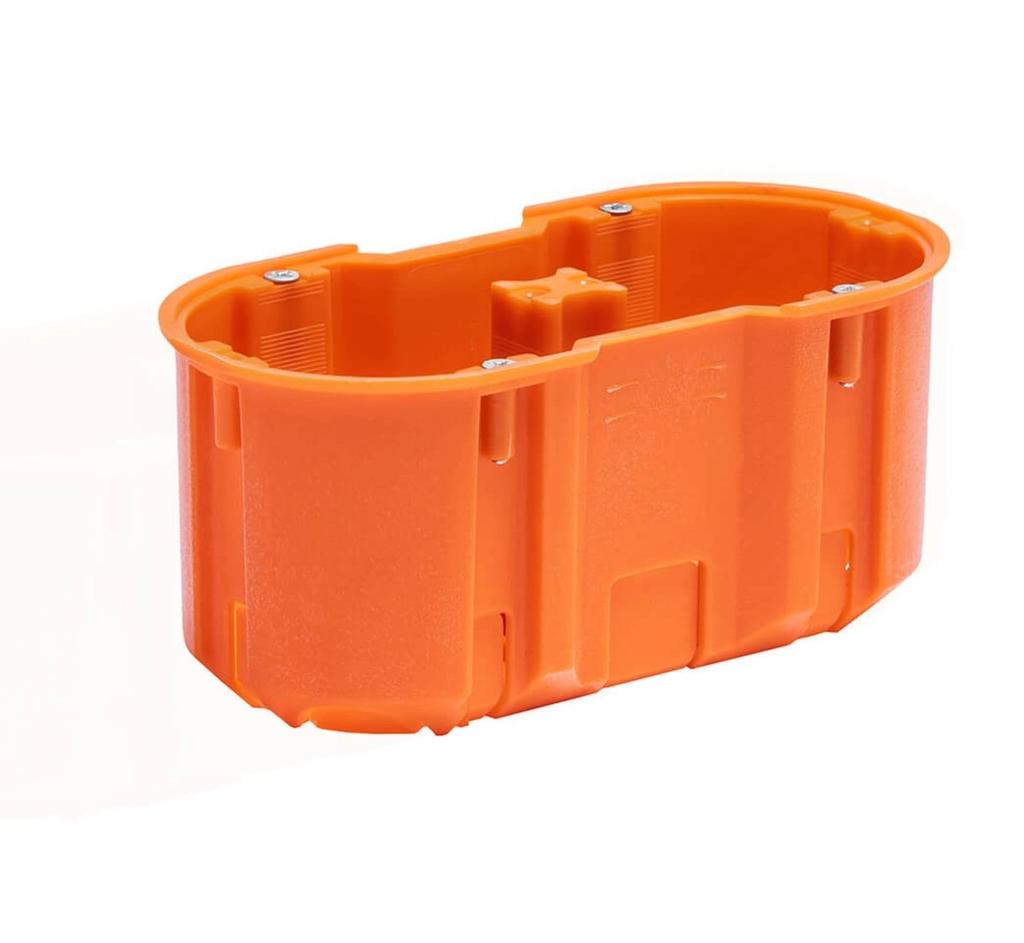Flush-mounted box M2x60DF MULTIWALL SLIM orange
