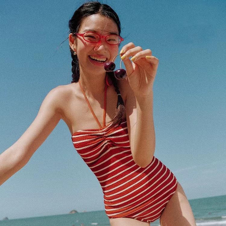 Hot Selling Women's Push-Up Bikini - Korean Style, Tummy Control, Slimming Swimsuit