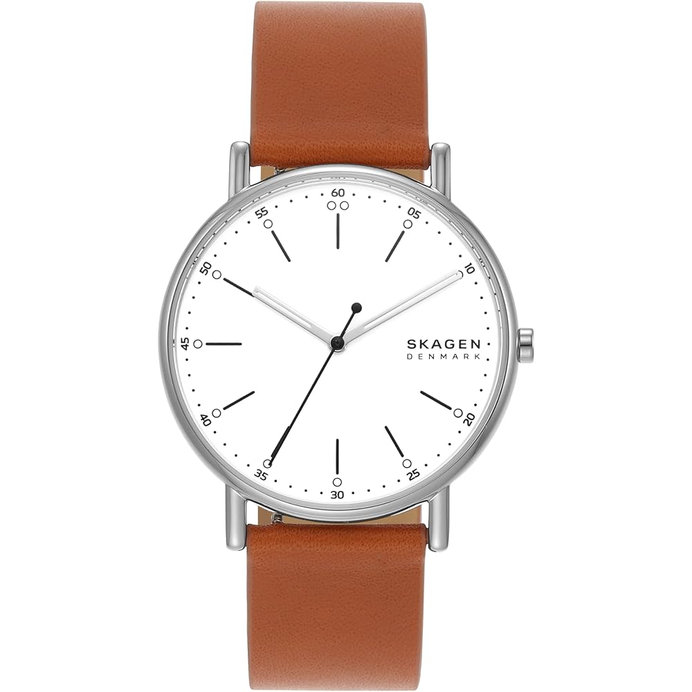 Skagen Signatur SKW6903 Men s Brown Watch Leather Strap 40mm