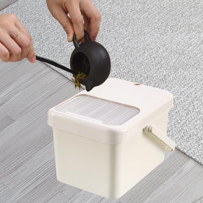 Tea Dregs Drainage Bucket Dustbin Container with Lid Home Office for Ceremony Table Accessories