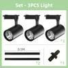 LED Track Light Set COB Track Lamp Rail Lighting for 20/30/40W Home Spotlight Indoor Clothing Shop Store Bedroom Lamp Fixture