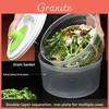 Vegetable Salad Spinner With Plastic Basket For Home Kitchen And Fresh Produce