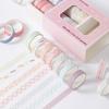 20 Rolls Macaron Washi Tape Set Rainbow Masking Tape Set 10mm(0.4 Inch) Wide Colorful Decorative Tape For DIY Art Craft A7855