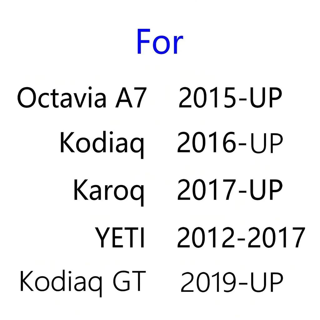 2025 Heiß 2 LED Auto Tür Willkommenslicht Logo Geister Schatten Projektor Licht Zubehör für Skoda VRS Octavia A7 Kodiaq Karoq YETI Ac