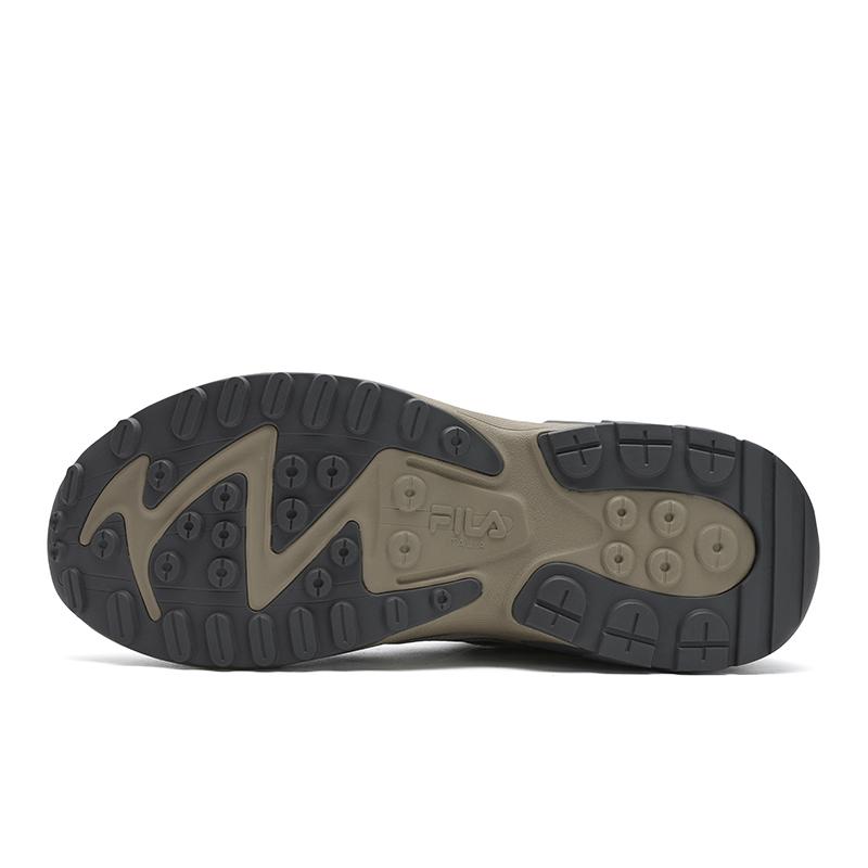 Fila FLUXION Chuanliu Pantofi Rezistenți la Uzură Și Ușori Pantofi Casual cu Guler Jos Bărbați Gri F12M532115FMC