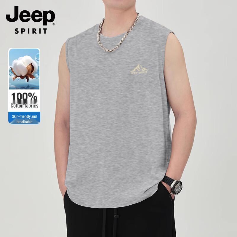 Мужская свободная хлопковая майка-жилет JEEP SPIRIT 2XL