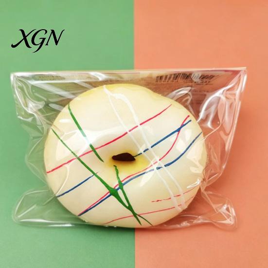 Anxiety Relief Toy Simulated Donut Squeeze Soft Stretchy Doughnut Decompression Simulation Food Sensory Stress Fidget