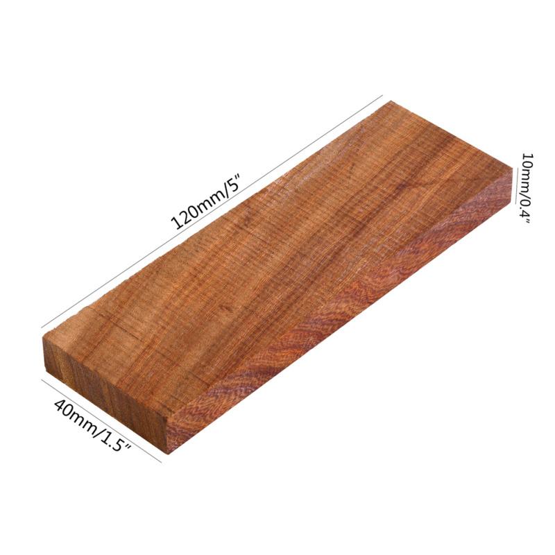2 buc/4 buc bloc din lemn de santal roșu Caramida din lemn care nu se decolorează pentru mânerele lamei, anti-îmbătrânire pentru pile