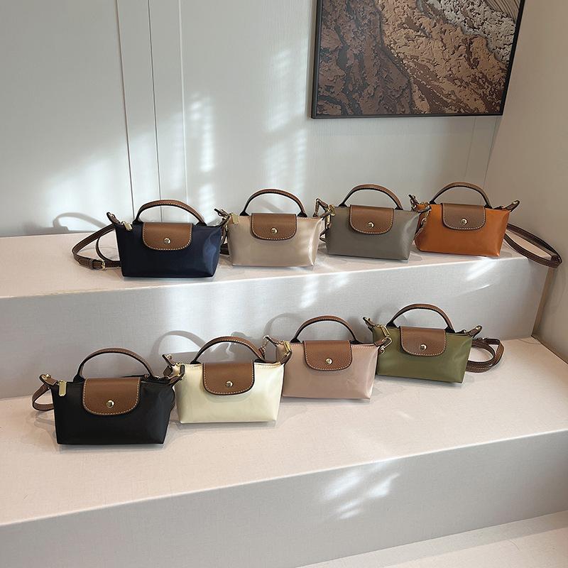 Geantă de damă la modă Pânză carouri Personalizată Versatilă Geantă gogoașă Geantă messenger ușoară de umăr